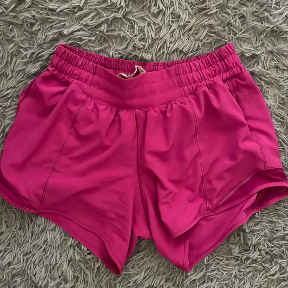 Pink Hotty Hot Shorts Lululemon